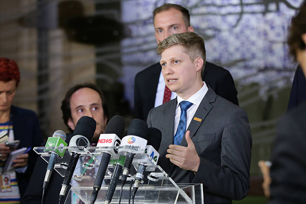 O líder do partido Novo na Câmara dos Deputados, Marcel Van Hattem (RS) O líder do partido Novo na Câmara dos Deputados, Marcel Van Hattem (RS)