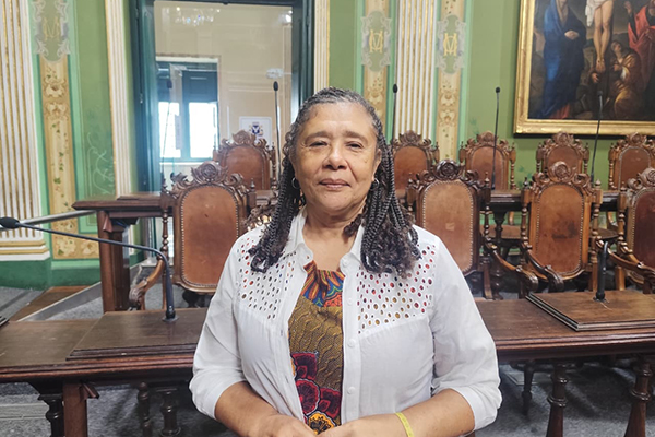 A vereadora Marta Rodrigues (PT)