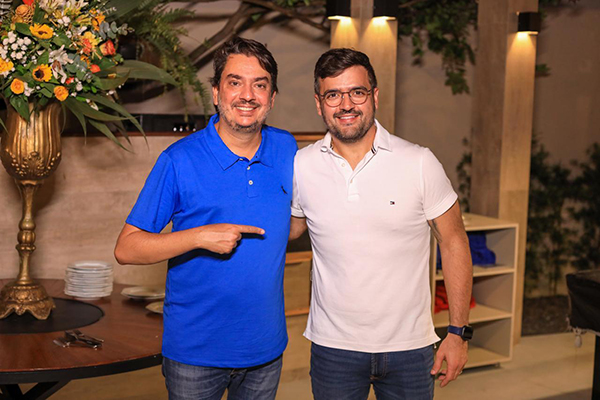 O deputado estadual Pedro Tavares (União) e o prefeito de Ilhéus, Valderico Junior (União) O deputado estadual Pedro Tavares (União) e o prefeito de Ilhéus, Valderico Junior (União)