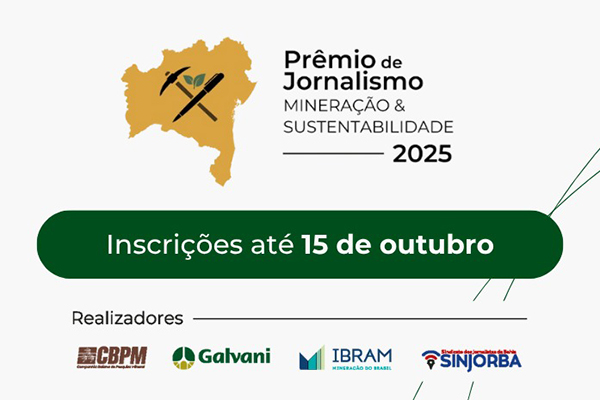 Prêmio de Jornalismo “Mineração & Sustentabilidade” Prêmio de Jornalismo “Mineração & Sustentabilidade”